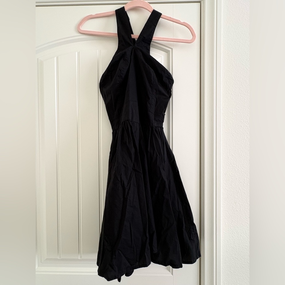 Moda International Black Criss Cross Strap Dress